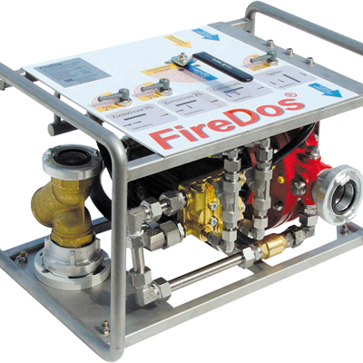 FireDos GmbH mobile positive pressure foam systems