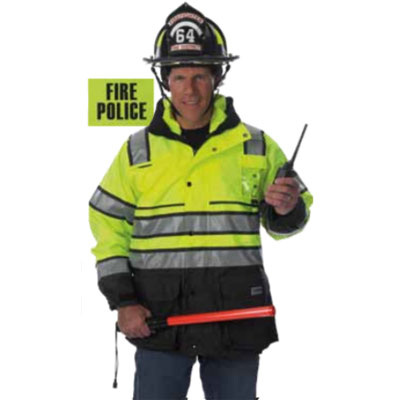 Fyrepel Fire Police Parka reflective safety clothing