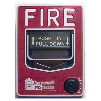 Gamewell-FCI M46-OL fire alarm pull station