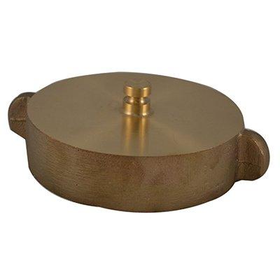 South park corporation HC2716MB HC27, 4.5 Customer Thread Female Cap Brass without Chain, Rockerlug Tested to 500 psi