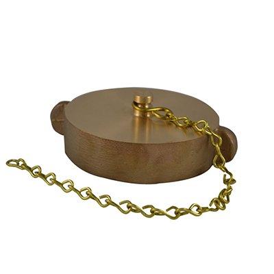 South park corporation HCC2802MB HCC28, 1 Customer Thread Female Cap Brass with Chain, Rockerlug Tested to 500 psi