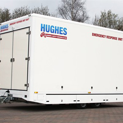 Hughes Safety Showers Ltd Trailer 500/T is a emergency response trailer