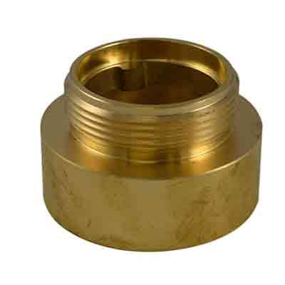 South park corporation IL3510AB IL35, 3 National Pipe Thread Female X 2.5 National Standard Thread (NST) Male Brass, Internal Lug Bushing