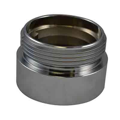 South park corporation IL3508AC IL35, 2.5 National Pipe Thread Female X 2.5 National Standard Thread (NST) Male Brass Chrome Plated, Internal Lug Bushing