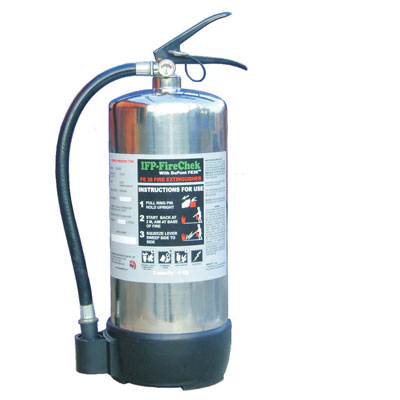 Integrated Fire Protection FE2-SS clean agent fire extinguisher