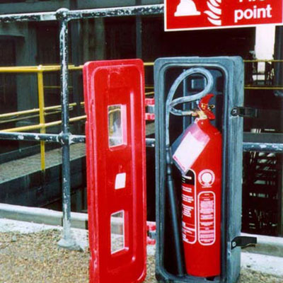 Jonesco JBXE83 front loader extinguisher box