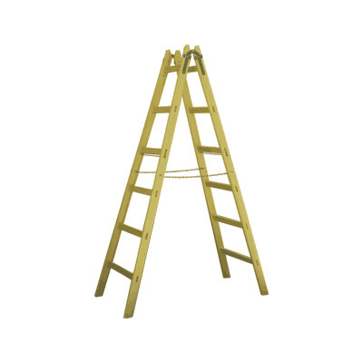 JUST Leitern AG 12-012 wooden step ladder