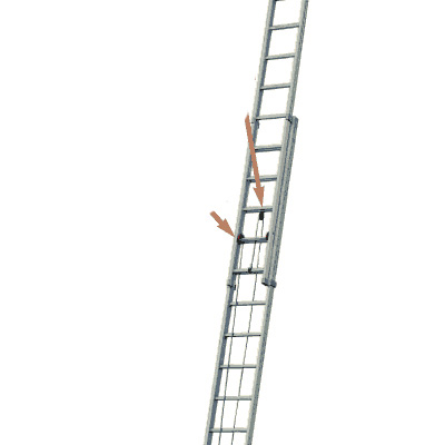 JUST Leitern AG R-616 aluminium extention ladder