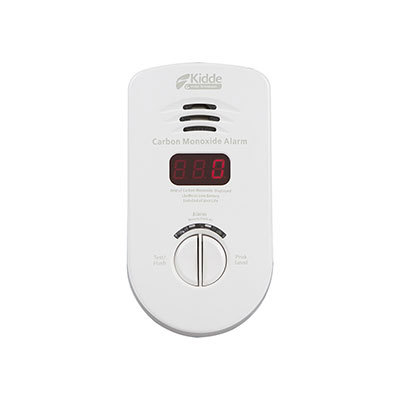 Kidde Fire Systems KN-COP-DP-B Carbon Monoxide Alarm AC Powered, Plug-In with Battery Backup and Digital Display