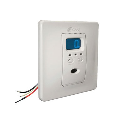 Kidde Fire Systems KN-COPF-I Silhouette™ AC Hardwired Operated Carbon Monoxide Alarm with Digital Display