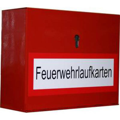 508000 Fire brigade routing card box A4 for profile cylinder