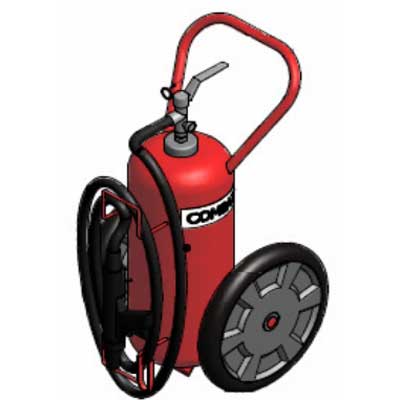 Lingjack Engineering C-25FTP 25 liter foam stored pressure trolley fire extinguisher