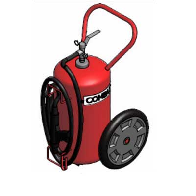 Lingjack Engineering C-50HTP Halotron stored pressure trolley fire extinguisher
