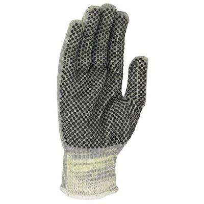 Protective Industrial Products MATA10-GY-PD2 Seamless Knit ATA® Blended Glove with Double-Sided PVC Dot Grip