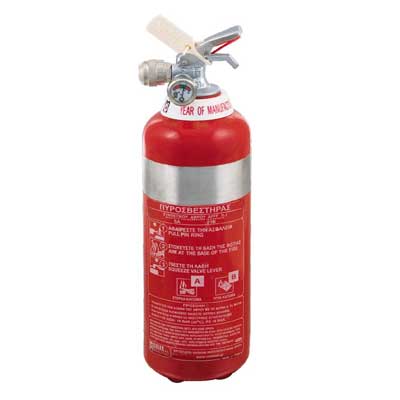 Mobiak MBK04-010AF-P1S 1 liter foam stainless steel fire extinguisher