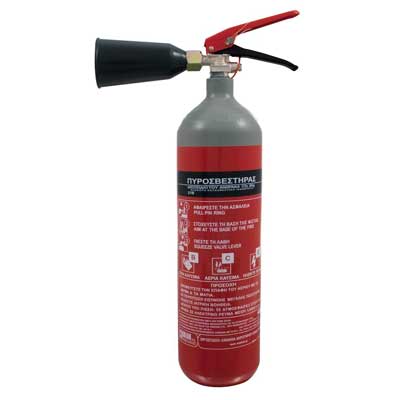 Mobiak MBK04-020CA-P1B 2kg CO2 fire extinguisher