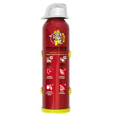 Mobiak MBK07-010ARF-P1A 1litre aerosol type fire extinguisher