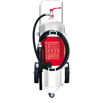Mobiak MBK10-250PA-H1SS 25kg stainless steel dry powder fire extinguisher