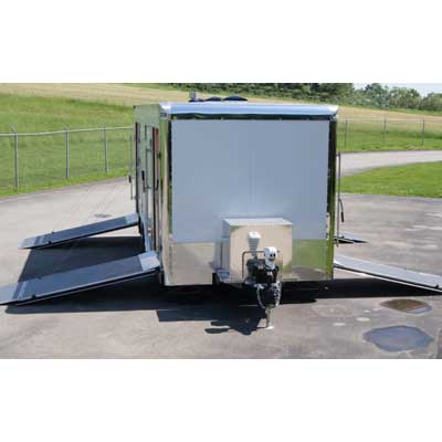 Mobile Concepts Mobdecon Command 24-3L W/Roller System decon trailer