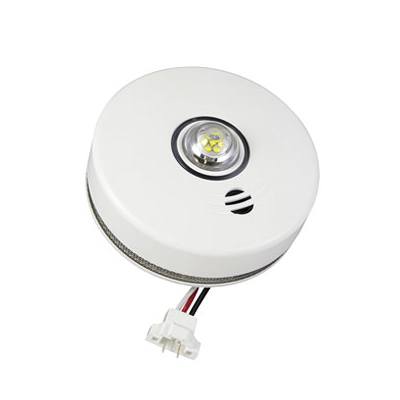 Kidde Fire Systems P4010ACLEDS-2 120V AC 2-in-1 LED Strobe And 10-Year Smoke Alarm