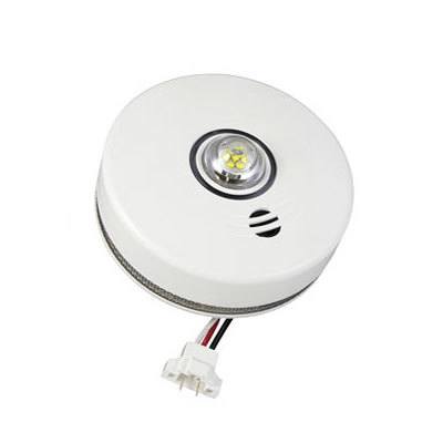 Kidde Fire Systems P4010ACLEDSCO-2 120V AC 3-in-1 LED Strobe and 10-Year Combo Smoke / CO Alarm