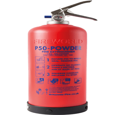 Britannia Fire Ltd P50P2 ABC Powder Extinguisher