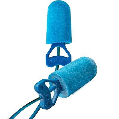 Protective Industrial Products PF-D Metal Detectable Disposable Bio-based Corded Foam Ear Plug with Pinchfit™ Technology - NRR 32