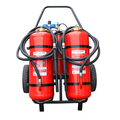 Pii Srl TWIN1010 wheeled fire extinguisher
