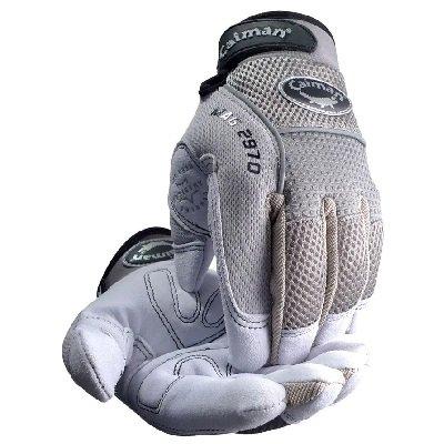 Protective Industrial Products 2970 Multi-Activity Glove with Deerskin Leather Padded Palm and Gray AirMesh™ Back