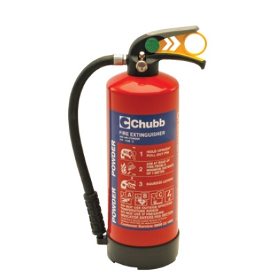 Chubb PO6 ABC powder fire extinguisher