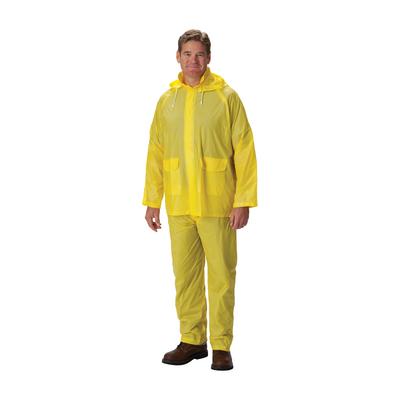 Protective Industrial Products 201-100 Value Three-Piece Rainsuit - 0.10 mm