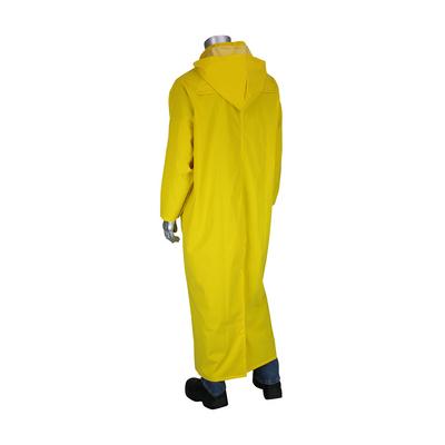 Protective Industrial Products 205-320FR Premium 60" Duster Raincoat with Limited Flammability - 0.35 mm
