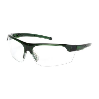 Protective Industrial Products 250-58-0520 Semi-Rimless Safety Glasses with Green Frame, Clear Lens and FogLess® 3Sixty™ Coating