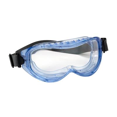 Protective Industrial Products 251-5300-400-RHB Indirect Vent Goggle with Light Blue Body, Clear Lens and Anti-Scratch / Anti-Fog Coating - Neoprene Strap