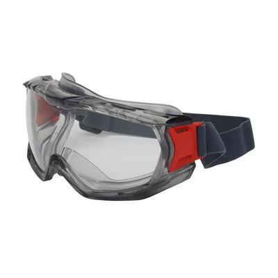 Protective Industrial Products 251-60-0020 Indirect Vent Goggle with Gray Body, Clear Lens and Anti-Scratch / FogLess® 3Sixty™ Coating