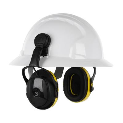 Protective Industrial Products 264-47202 Full Brim Mounted Electronic Ear Muff with Active Listening - NRR 23