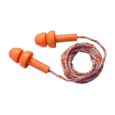 Protective Industrial Products 267-HPR200C Reusable TPE Corded Ear Plugs - NRR 23