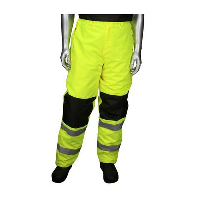 Protective Industrial Products 318-1775 ANSI Class E Insulated Bib Pants with Black Trim