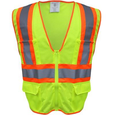 Protective Industrial Products 3MN9600 ANSI Type R Class 2 Two-Tone Four Pocket Mesh Vest