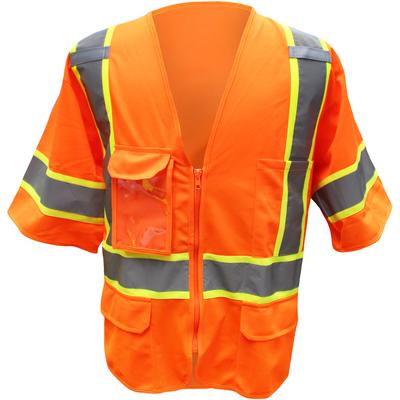 Protective Industrial Products 3PPF9300 ANSI Type R Class 3 Two-Tone Vest - Solid Polyester