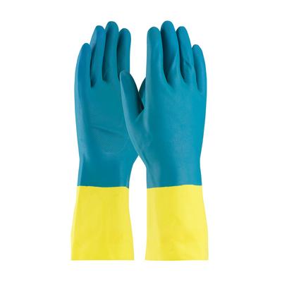 Protective Industrial Products 52-3670 Unsupported Neoprene/Latex, Flock Lined with Raised Diamond Grip - 28 Mil