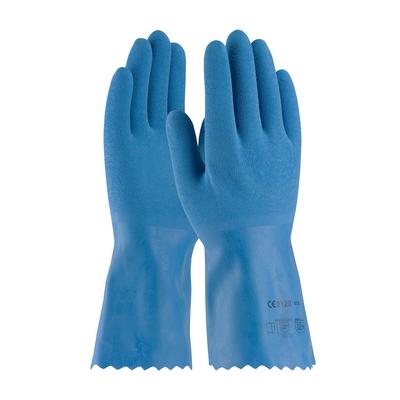 Protective Industrial Products 55-1635 Latex Coated Glove with Nylon Liner and Crinkle Finish Grip