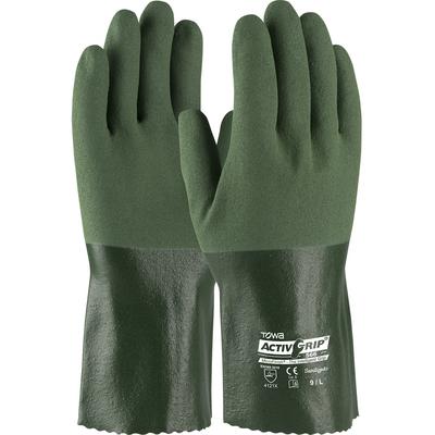 Protective Industrial Products 56-AG566 Nitrile Coated Glove with Cotton Liner and MicroFinish Grip - 12