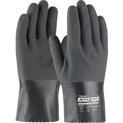 Protective Industrial Products 56-AG585 Nitrile Coated Glove with Cotton Liner and MicroFinish Grip - 10