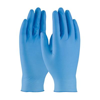 Protective Industrial Products 63-331PF Premium Grade Disposable Nitrile Glove, Powder Free with Textured Grip - 4 mil