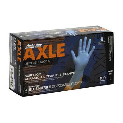 Protective Industrial Products 63-532 Disposable Nitrile Glove, Powdered with Textured Grip - 4 mil