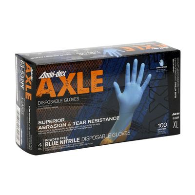 Protective Industrial Products 63-532PF Disposable Nitrile Glove, Powder Free with Textured Grip - 4 mil