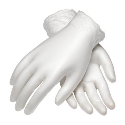 Protective Industrial Products 64-V2000 Industrial Grade Disposable Vinyl Glove, Powdered - 4 Mil