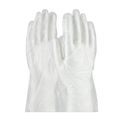 Protective Industrial Products 65-553 Food Grade Disposable Polyethylene Glove with Silky Finish Grip