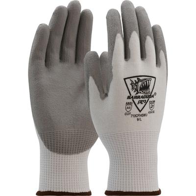 Protective Industrial Products 713CFHGWU Seamless Knit HPPE Blended Glove with Polyurethane Coated Flat Grip on Palm & Fingers
